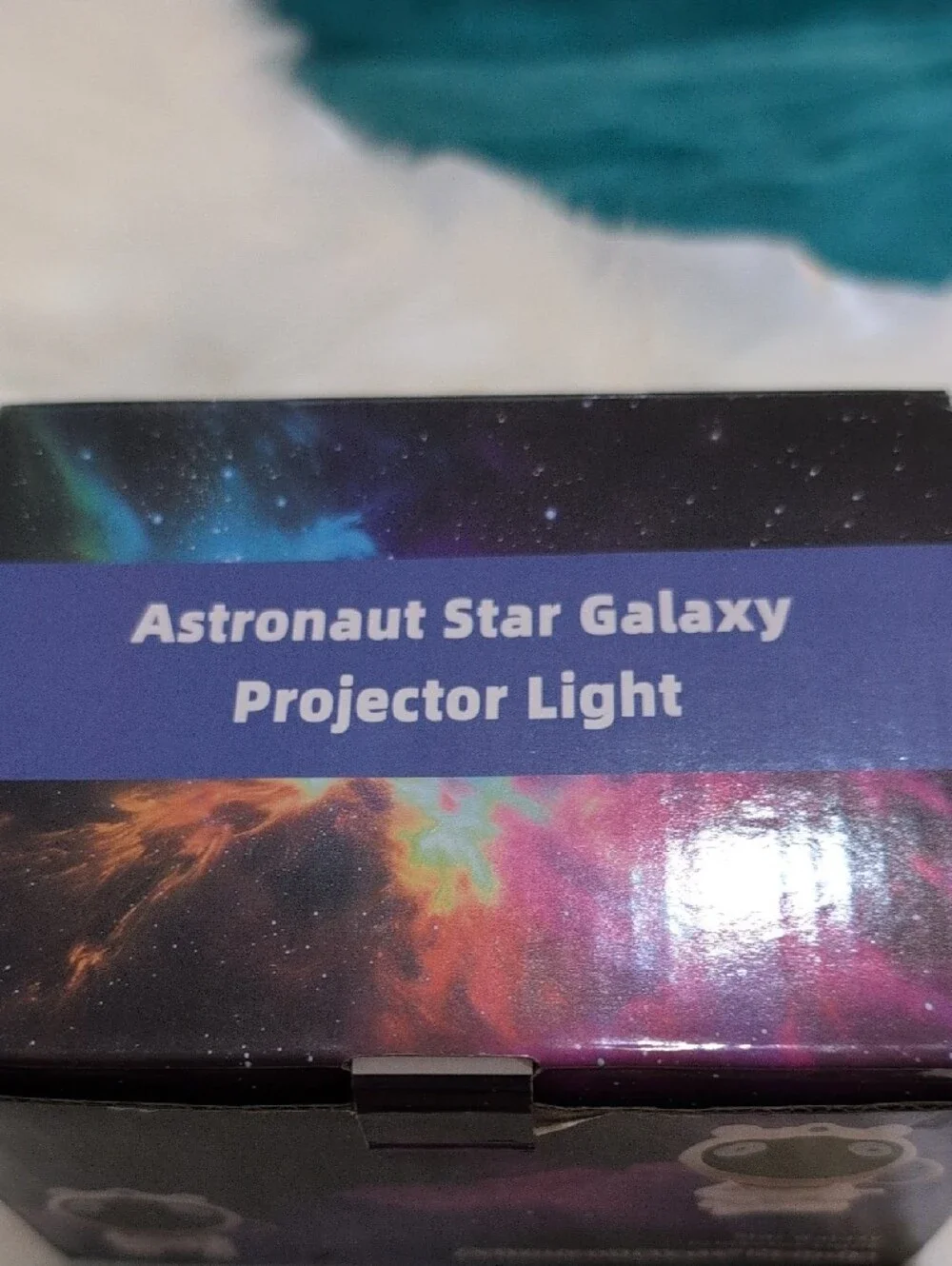 Astronaut Starry Nebula Projector Light - White NWOT
